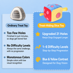 21-Hole Treat-Hiding Dice Dog Toy – Interactive Puzzle Toy for Mental Stimulation & Energy Release