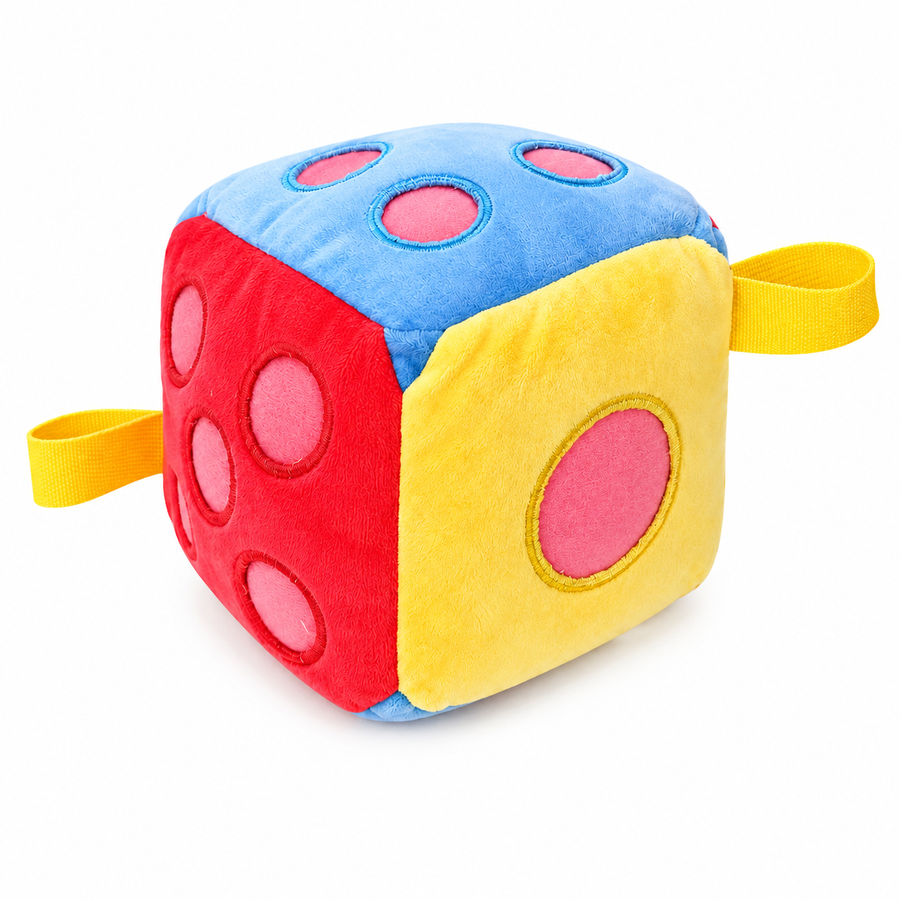 21-Hole Treat-Hiding Dice Dog Toy – Interactive Puzzle Toy for Mental Stimulation & Energy Release