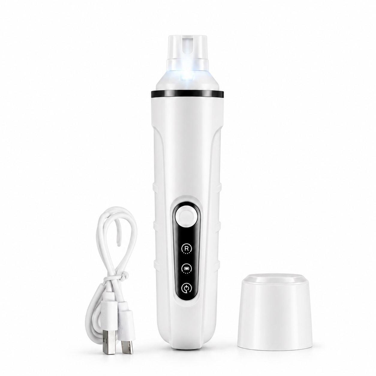 Powerful LED Pet Nail Grinder – For Small & Large Dogs and Cats