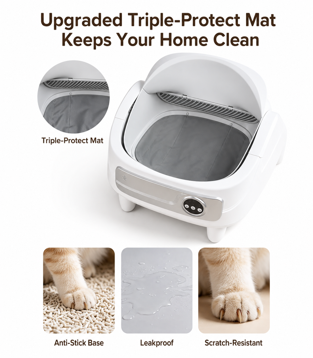 Extra-Large Open-Automatic Litter Box