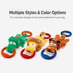 Durable Squeaky Tug Ring Dog Toy