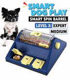 Interactive Dog Puzzle Treat Dispenser & Snuffle Training Toy