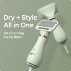 2-in-1 Pet Hair Dryer & Grooming Brush