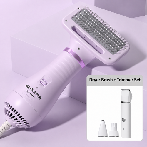 2-in-1 Pet Hair Dryer & Grooming Brush