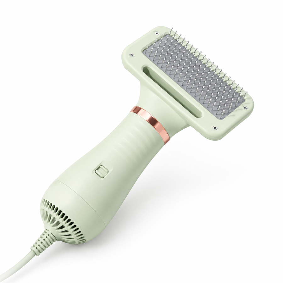 2-in-1 Pet Hair Dryer & Grooming Brush