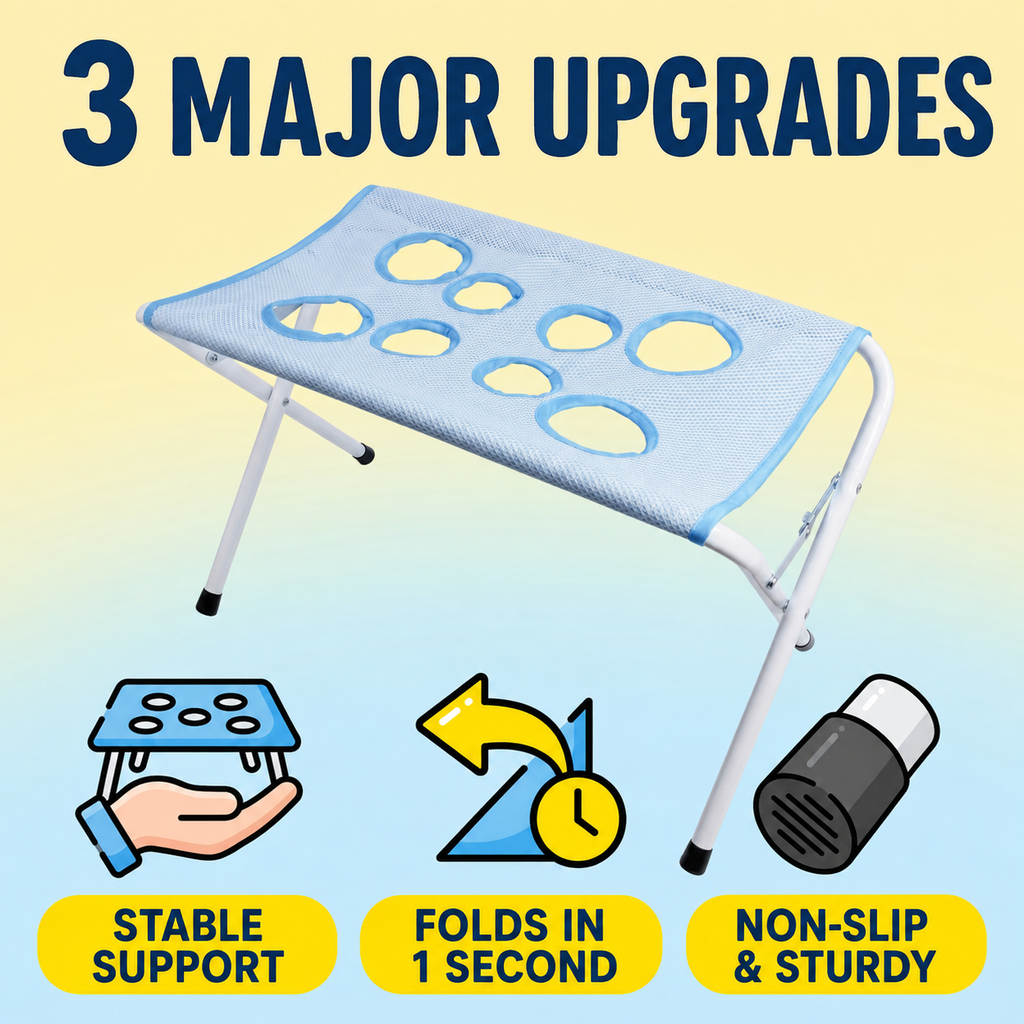 Pet Bathing & Grooming Hammock Stand for Small Dogs & Cats