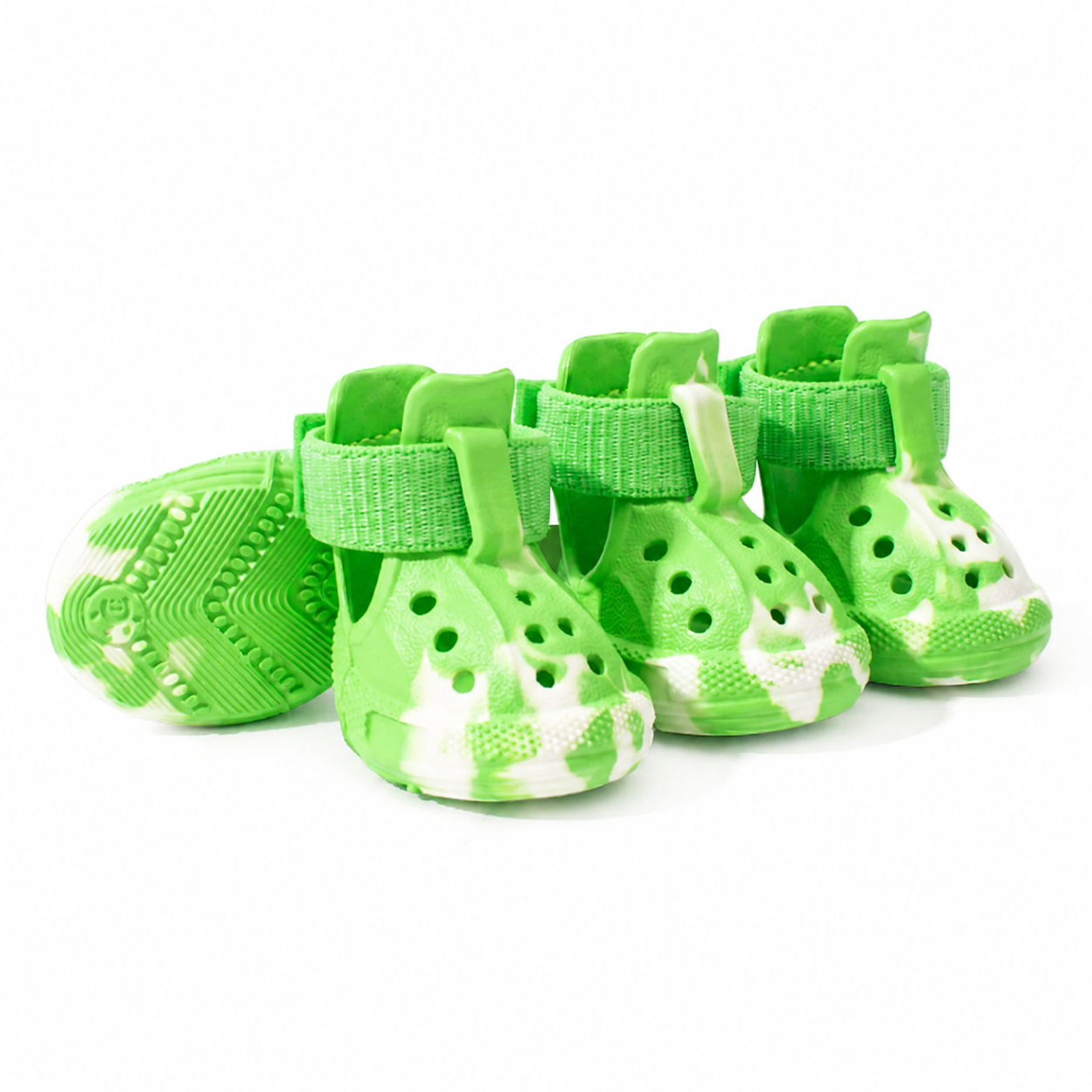 Glow-in-the-Dark Dog Shoes – Soft Sole Protective Boots