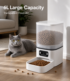 Smart Automatic Pet Feeder with Video & Two-Way Voice