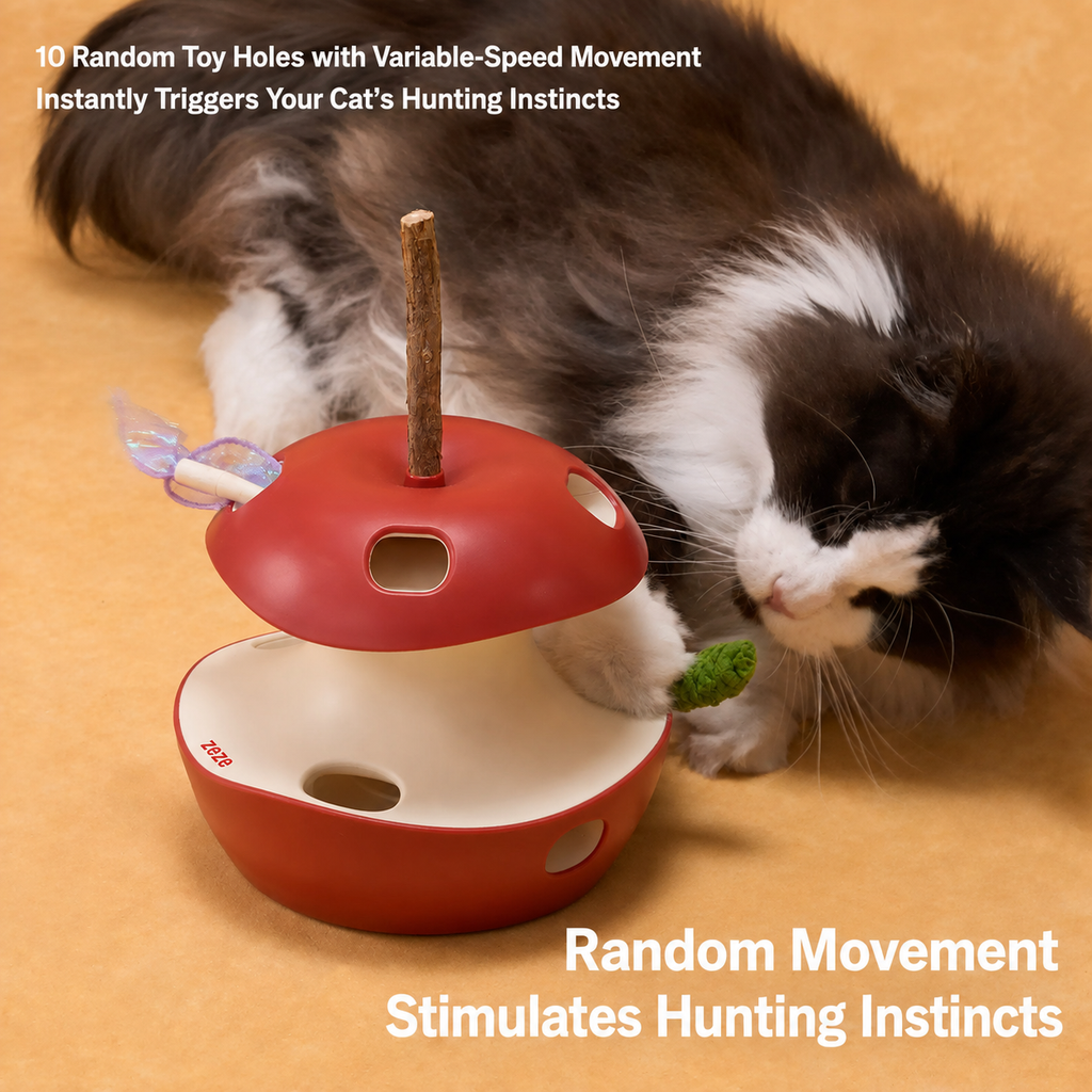 Smart Rotating Cat Toy – Automatic Interactive Teaser
