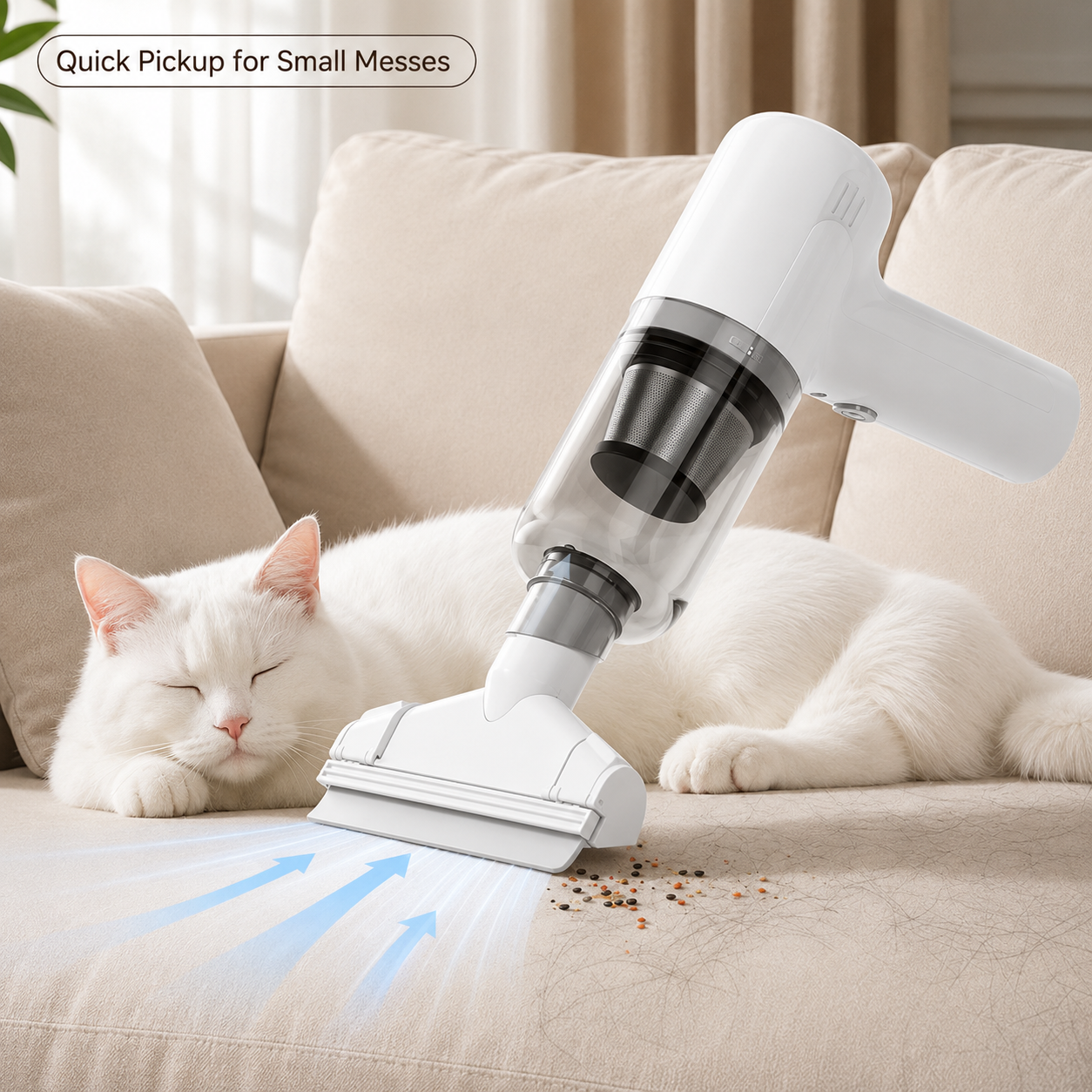 Cordless Pet Hair Vacuum & Fur Remover
