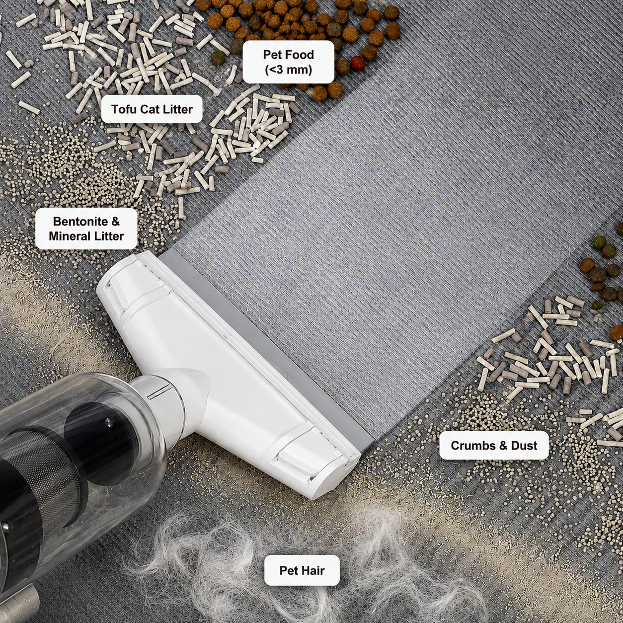 Cordless Pet Hair Vacuum & Fur Remover