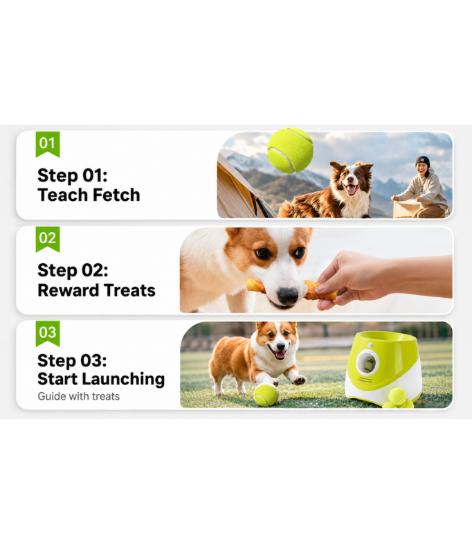 Best-Selling Automatic Dog Ball Launcher