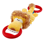 Durable Squeaky Tug Ring Dog Toy