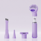 All-in-One Pet Grooming Vacuum with Hair Removal Brush for Cats and Dogs