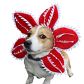Funny Venus Flytrap Pet Costume Hat – Halloween Headwear for Cats & Dogs