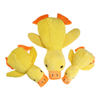 Squeaky Yellow Duck Dog Toy – Interactive Chew & Comfort Plush Toy for Dogs