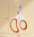 Ergonomic Cat Nail Clippers – Safe Paw Trimmer with Protective Guide Hole