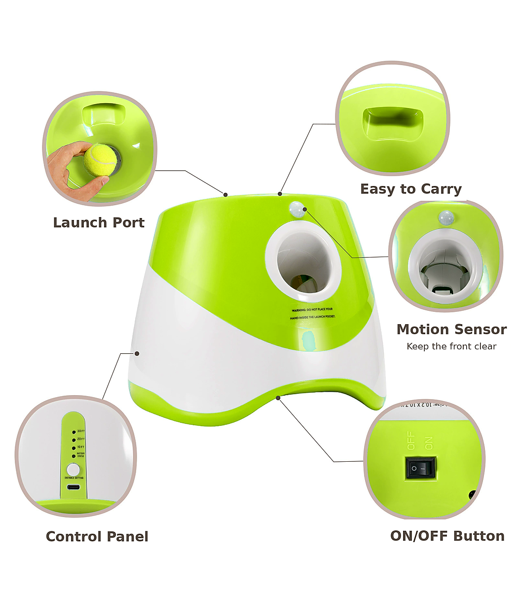 Best-Selling Automatic Dog Ball Launcher