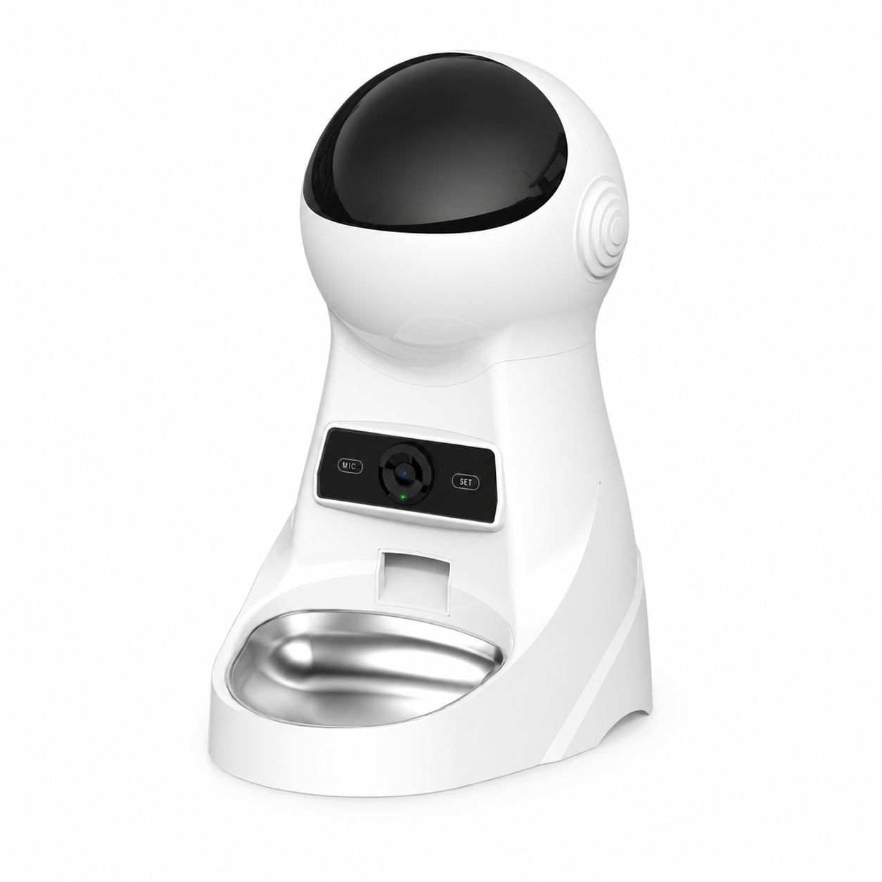 Smart Automatic Pet Feeder with Camera Timed Feeding and Portion Control for Cats and Dogs