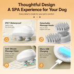 Automatic Electric Dog Head Massager Pet Relaxation and Scratching Toy