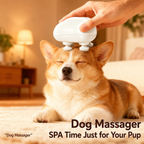Automatic Electric Dog Head Massager Pet Relaxation and Scratching Toy