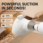 All-in-One Pet Grooming Vacuum with Hair Removal Brush for Cats and Dogs