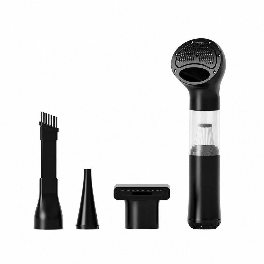 All-in-One Pet Grooming Vacuum with Hair Removal Brush for Cats and Dogs