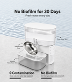 Quiet Automatic Pet Water Fountain with Clean & Waste Water Separation
