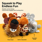 Durable Squeaky Rope Dog Toy for Chewing Teeth Cleaning Tugging and Interactive Play