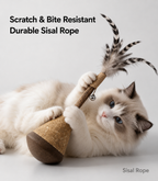 Interactive Catnip Feather Wobble Toy for Cats & Kittens
