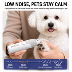 Electric Pet Nail Grinder for Dogs & Cats – Nail Trimmer for Small to Large Pets
