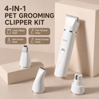 4-in-1 Pet Grooming Trimmer Kit for Dogs & Cats