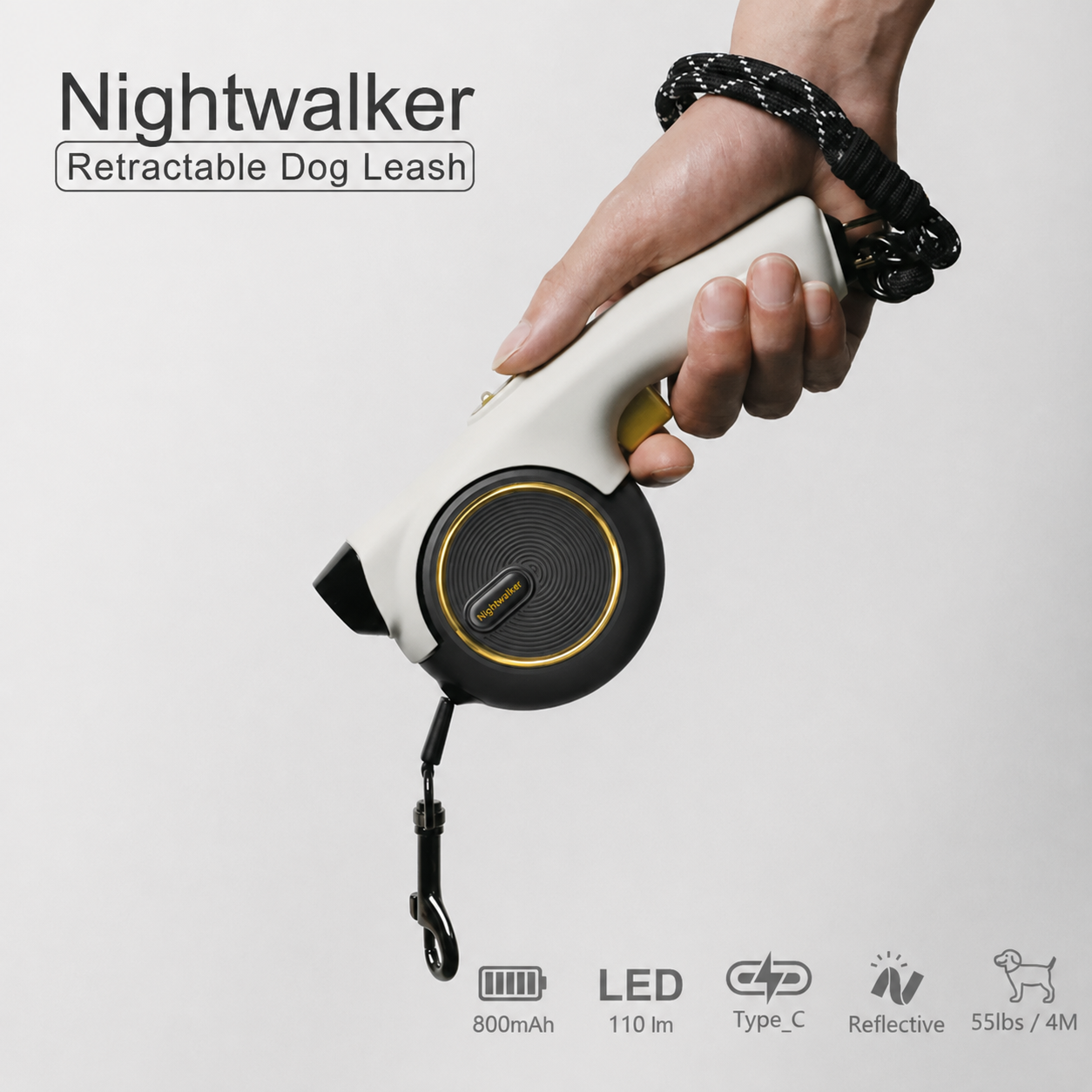 Lightweight Retractable Dog & Cat Leash for Outdoor Walks