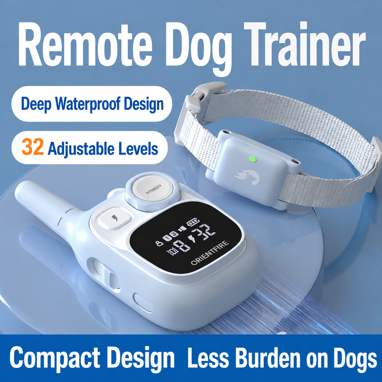 Remote Dog Training Collar with Adjustable Static & Vibration