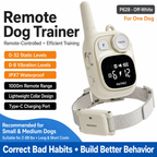 Remote Dog Training Collar with Adjustable Static & Vibration