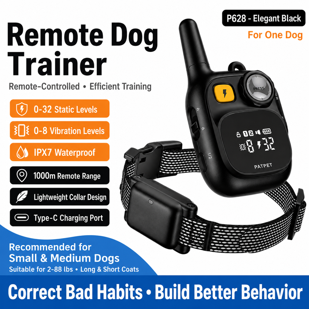Remote Dog Training Collar with Adjustable Static & Vibration