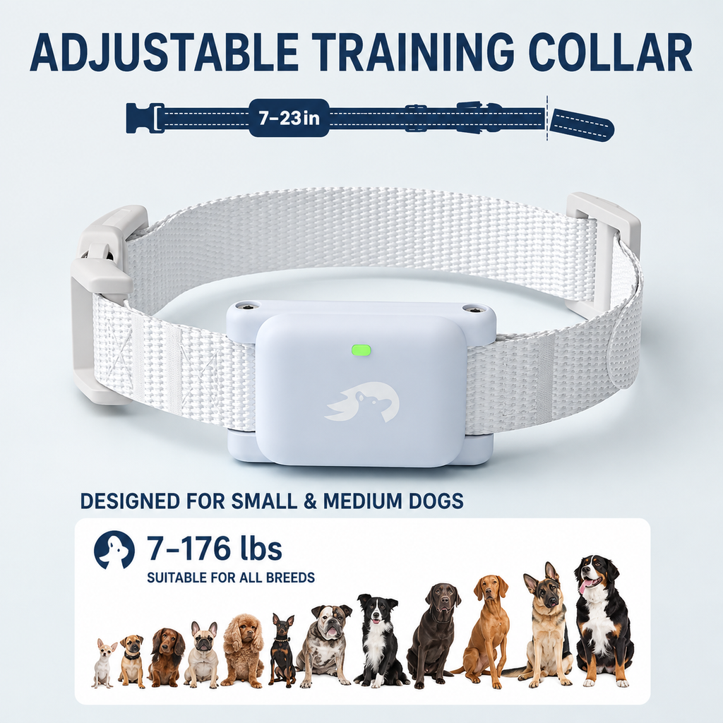 Remote Dog Training Collar with Adjustable Static & Vibration