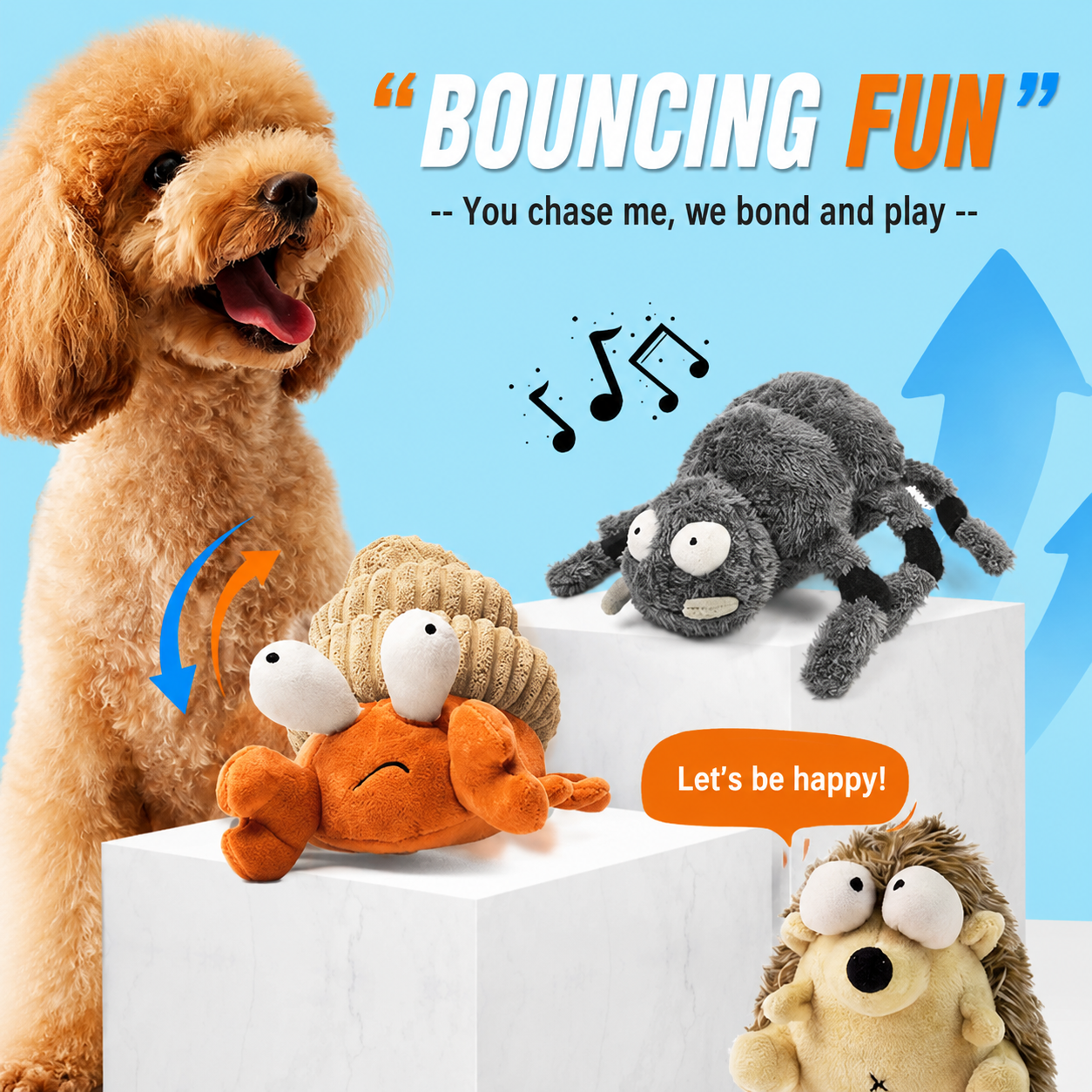 Rechargeable Interactive Dog Toy for Active Play