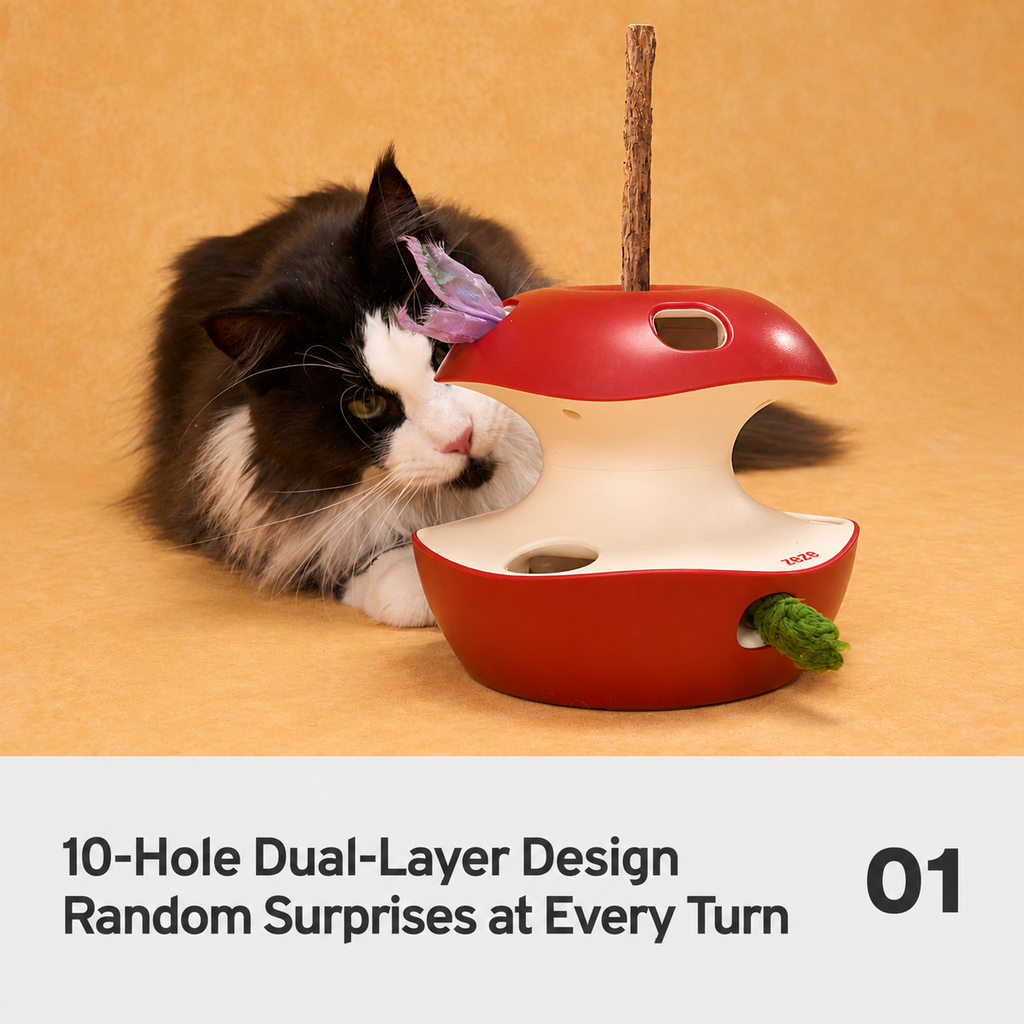 Smart Rotating Cat Toy – Automatic Interactive Teaser