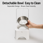 Smart Sensor-Lid Pet Feeder Bowl – Dustproof, Insect-Resistant & Neck-Friendly