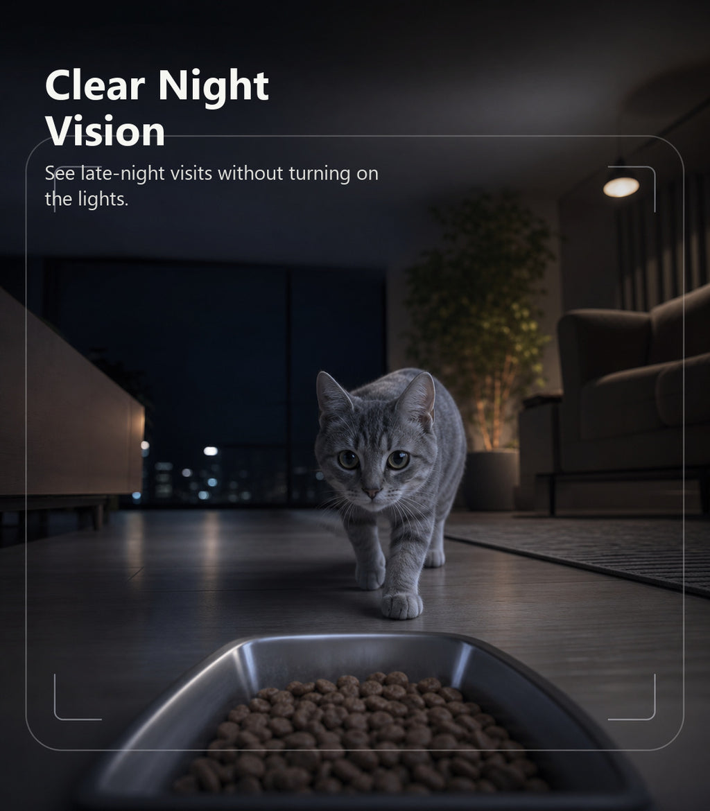 Smart WiFi Automatic Pet Feeder with HD Camera