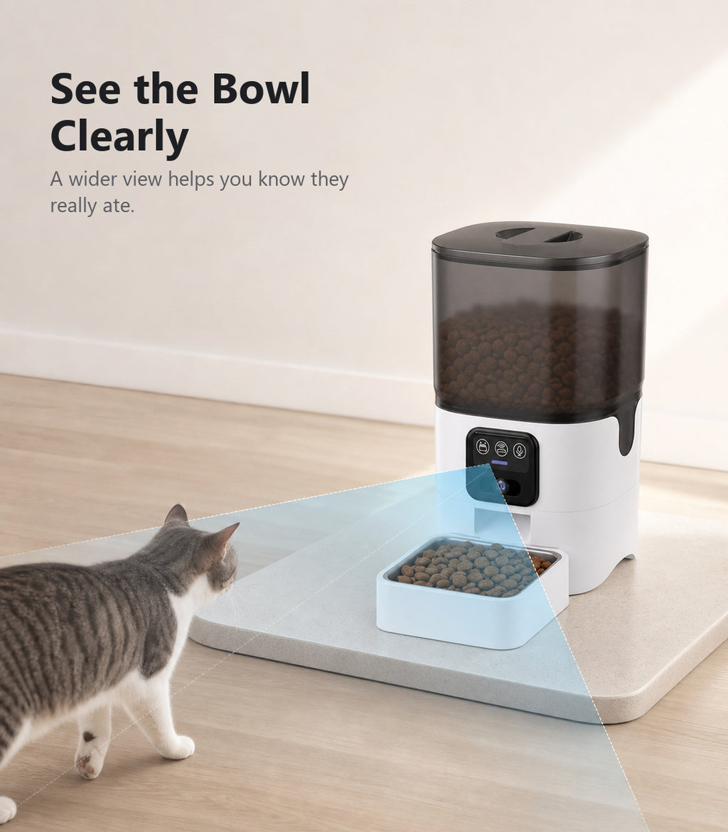 Smart WiFi Automatic Pet Feeder with HD Camera