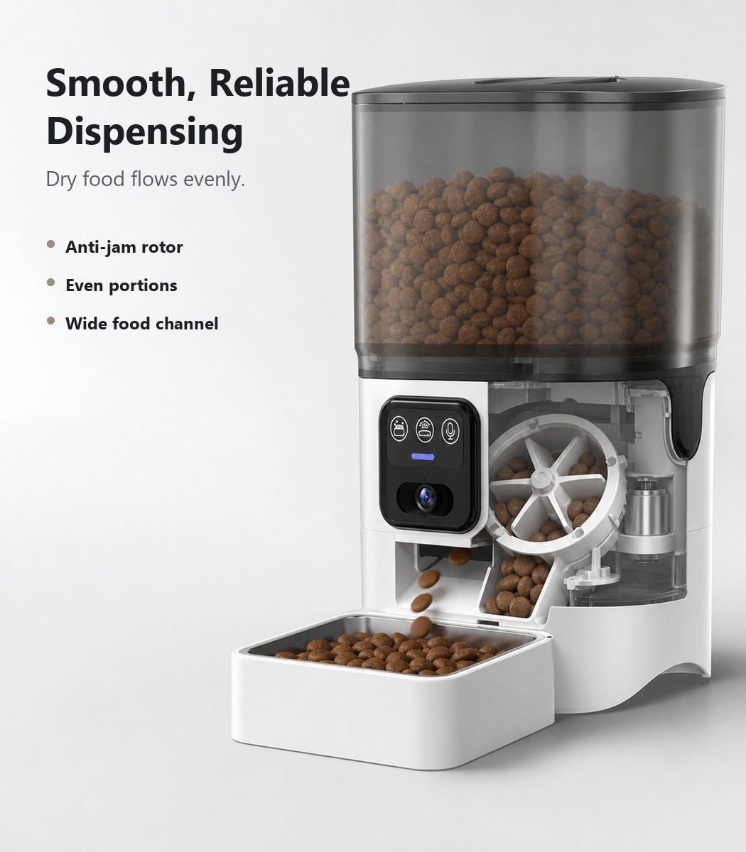Smart WiFi Automatic Pet Feeder with HD Camera