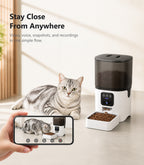 Smart WiFi Automatic Pet Feeder with HD Camera