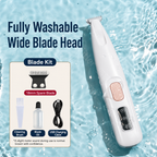 Quiet Pet Grooming Clipper for Cats & Dogs – Paw & Detail Trimmer