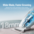 Quiet Pet Grooming Clipper for Cats & Dogs – Paw & Detail Trimmer