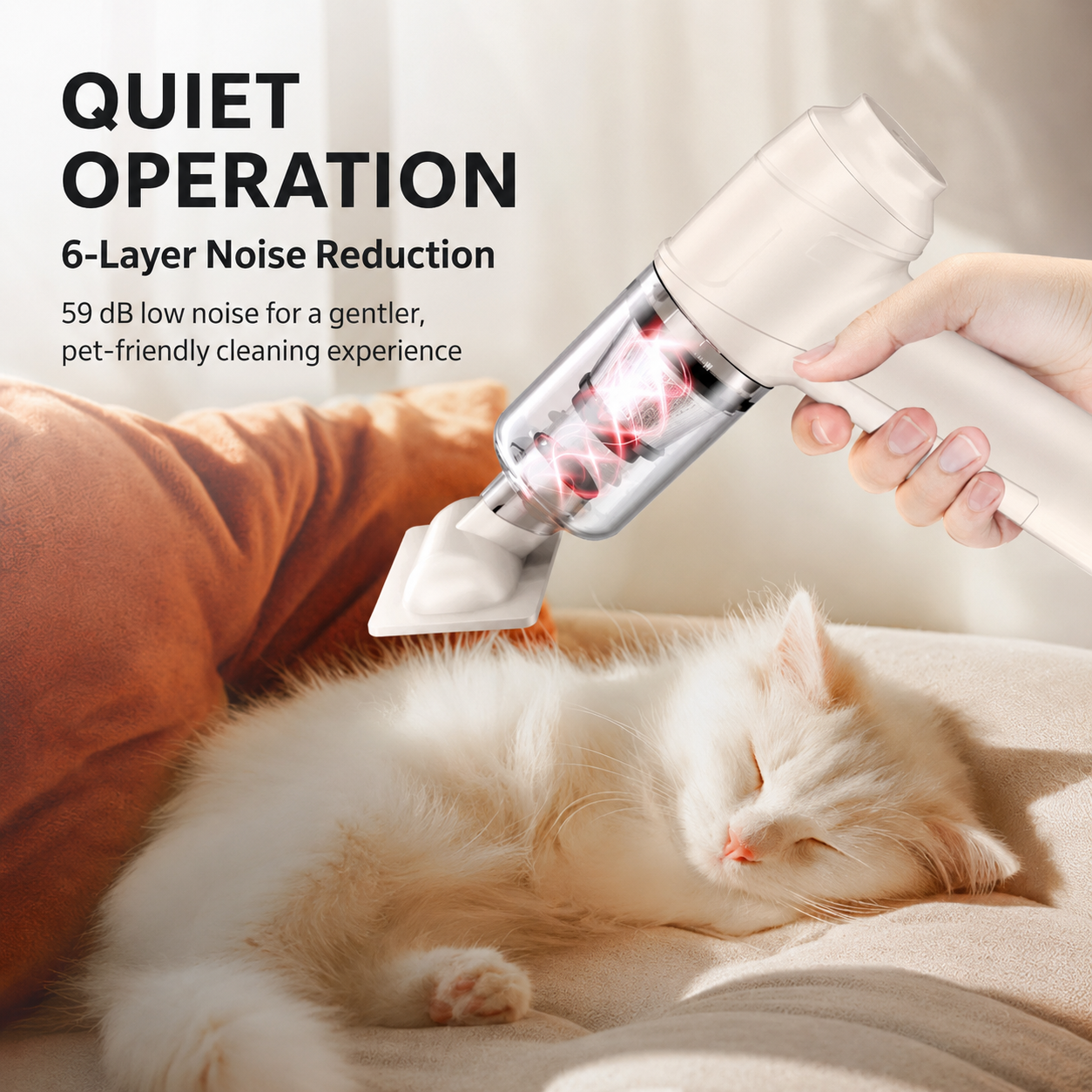 Portable Cordless Cat Hair Vacuum Cleaner