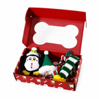 Christmas Dog Toy Gift Set – Squeaky Chew Toys & Holiday Accessories