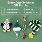 Christmas Dog Toy Gift Set – Squeaky Chew Toys & Holiday Accessories