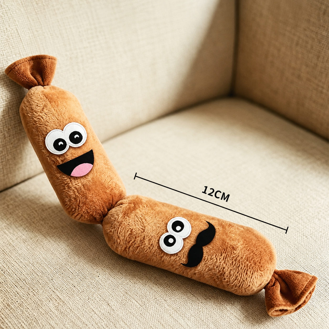 Dachshund Squeaky Chew Toy – Durable Teething Toy for Dogs